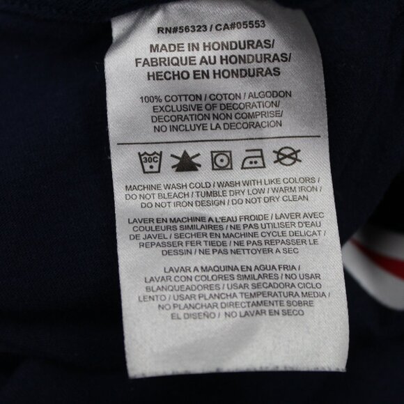 Nike NE Patriots Shirt Mens XL Blue Athletic Cut Cotton NFL Long Sleeve Pullover - Picture 8 of 13